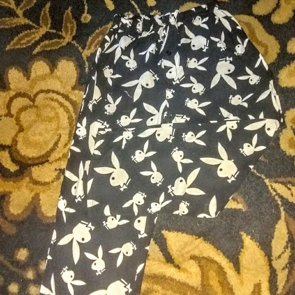 Fuzzy playboy jammies